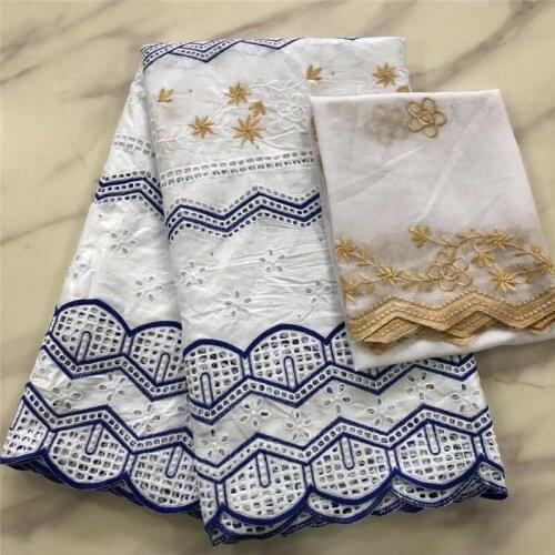 Fashion Basin Riche Fabrics Cotton Embroidery Dry Lace African Bazin Riche Fabric Jacquard Brocade Fabrics High Quality 7Yards