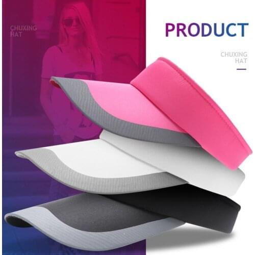 Mens Womens Unisex Sports Baseball Caps Empty Top Outdoor Peaked Visor Sun Hats Summer Sun Visor Hat Sports Running Baseball Cap