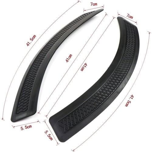 Car Wheel Eyebrow Arch Decorative Protector Anti-collision Strip Wheel Arch Scratch Stickers Rubber Mouldings Universal Styling