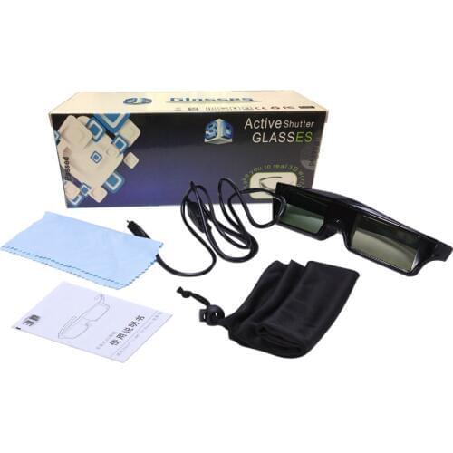 New 3D Active Shutter Glasses 3D Eyewear for Epson LCD 3D Projectors models 5200/8200/9510/560C/3020/7200/6510C