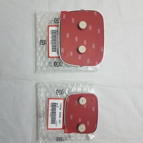 NEW 2pcs OEM Red H FRONT REAR EMBLEM BADGE 98mm x 80mm 92mm x 75mm for 7TH GEN ACCORD INSPIRE COUPE 2003 2004 2005