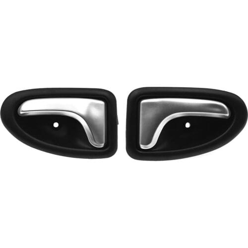 For Car Interior Door Handles Inside Inner Door Knob for Renault Clio II Megane I Scenic I Chrome