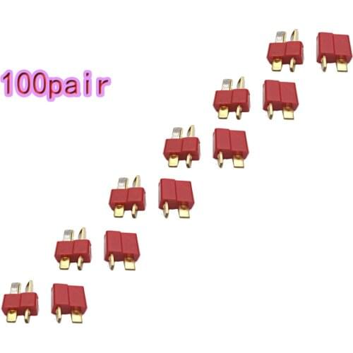 T Plug Male & Female Connectors For RC LiPo Battery Helicopter Male & Female Connector Assortment Kit