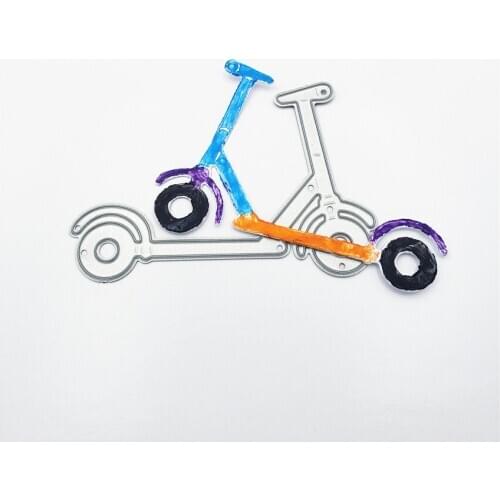 6.6x4.6cm scooter die Cutting dies metal crafts paper die-cutting /DIY embossing Easter Halloween Scrapbooking