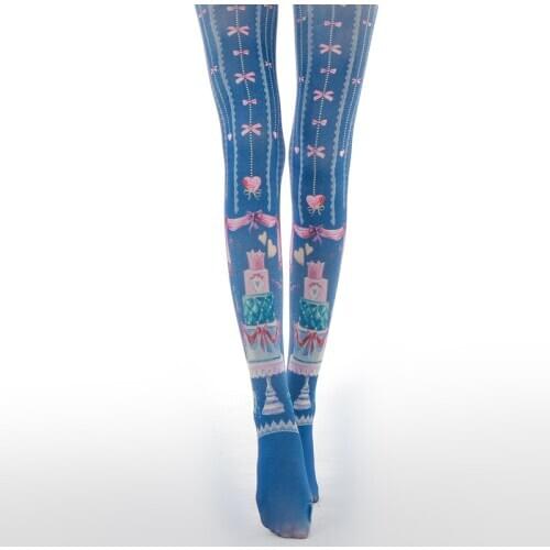 Cake Printed Panty Hose Women Dance Socks Wholesales And Dropshipping