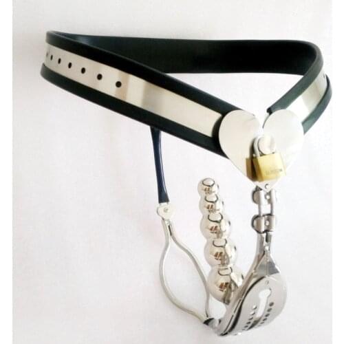 Female CB Chastity Lock Women Chastity Iron Panties Stainless Steel Vagina Lock Cage Female Underwear Chastity Belt Sex Toys