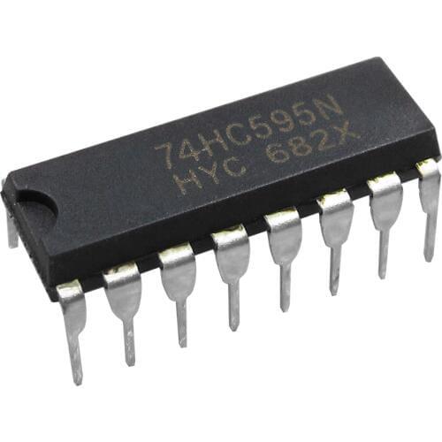 10PCS/lot SN74HC595N 74HC595N 74HC595 DIP-16