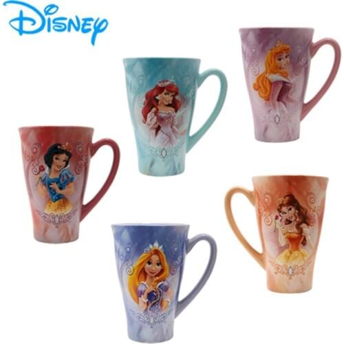 350ml Disney Cartoon Frozen rincess Ceramic Cup Tea Coffee Water Mug Home Office Girl Boy Cups Collection Cup Gifts