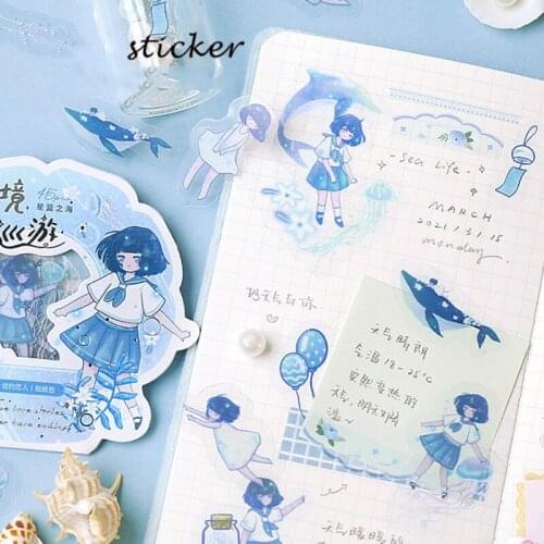 45 Pcs/bag PVC Sticker Girl Hand Account Sticker Decoration Scrapbooking Photo Album Office School Supplies Kawaii Stationery