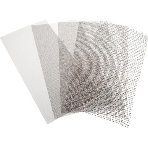 5/8/20/30/40 Mesh Woven Wire High Quality Stainless Steel Screening Filter Sheet 15x30cm