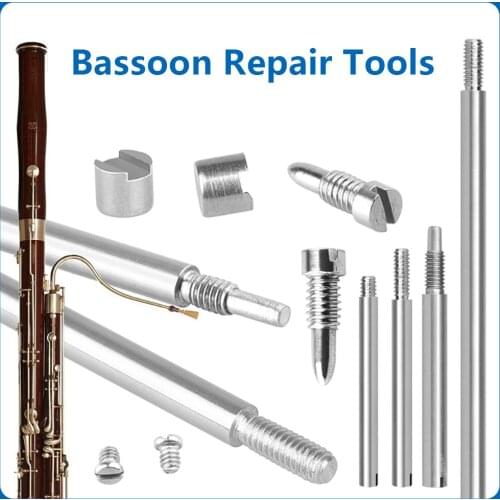 70Pcs Bassoon Repair Tool Kit Woodwind Musical Instrument Replacement Parts Screws Shaft Rod Bassoon Maintenance Accessories