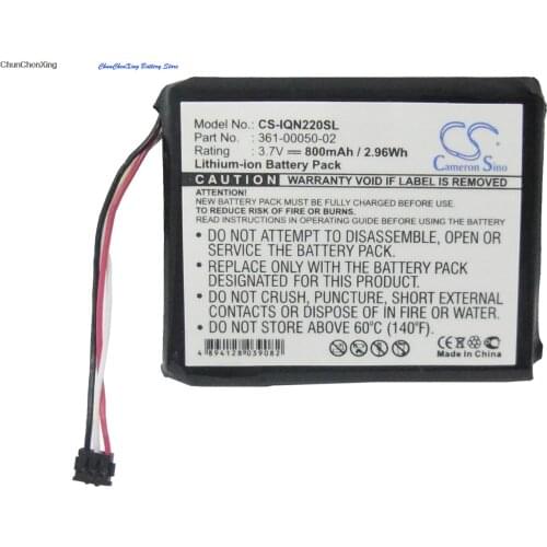 Cameron Sino 800mAh Battery 361-00050-02 for Garmin Nuvi 2200, 2200LT, 2240, 2250, 2250LT