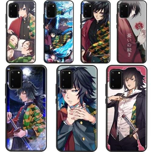 Demon Slayer Tomioka Giyuu Phone Case For Samsung Galaxy S21 Ultra S20 FE S10E S8 S9 S10 Plus Cover For Note 10 9 20