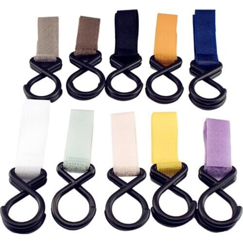 Children Stroller Hooks Infant Pram Pushchair Car Hanger Hanging Strap Convenient Plastic Baby Stroller Accessories