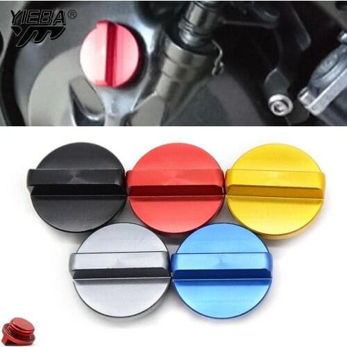 FOR YFZ-R3 YZF-R25 CNC Motorcycle Motorbike Engine Oil Filter Cup Plug Cover Screw FOR YAMAHA YFZ R3 YFZ R25 2014 2015 2016