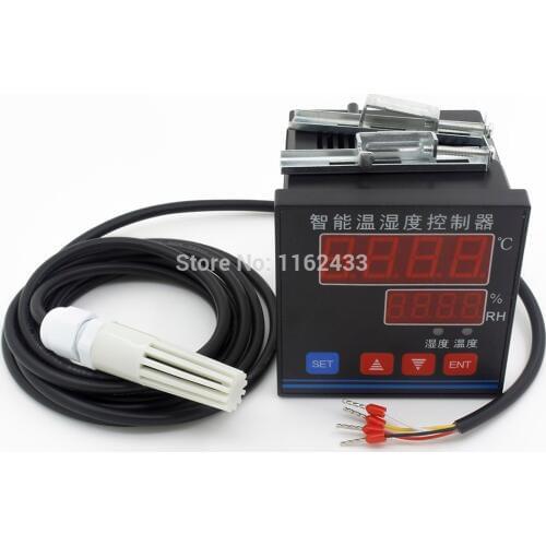 FTHC01 2m sensor digital temperature and humidity controller for incubator 220V 110V hatching greenhouse culture controller