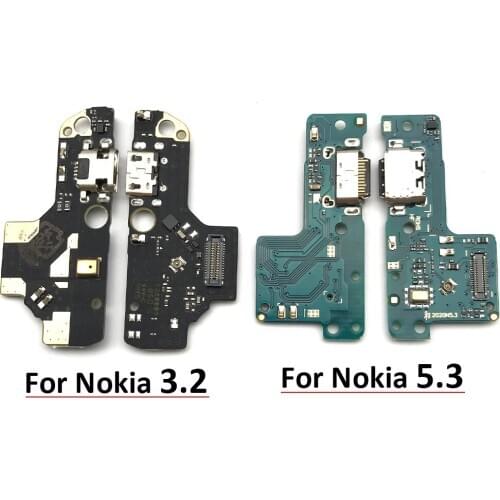New For Nokia 2.2 3.2 4.2 7.2 5.3 USB Charging Port Flex Cable Dock Connector Board Repair Parts