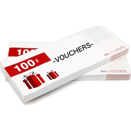 Customise Vouchers Character Design Promotion Gift Vochers Business Cards