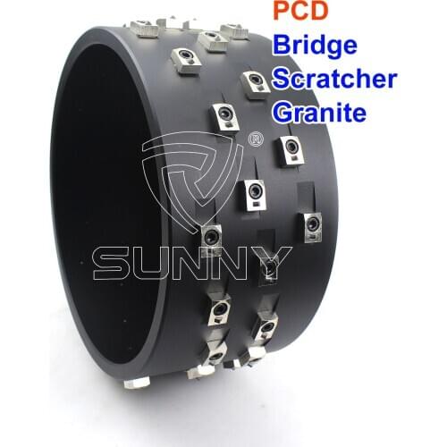 Diamond Bush hammer tools can fit on bridge cutter machine