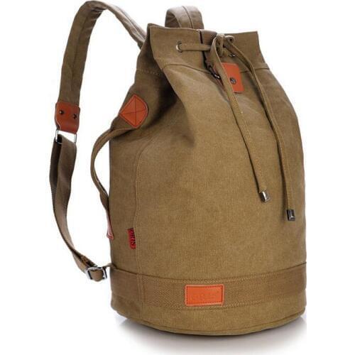 Bag again 011017 man vintage style canvas backpack