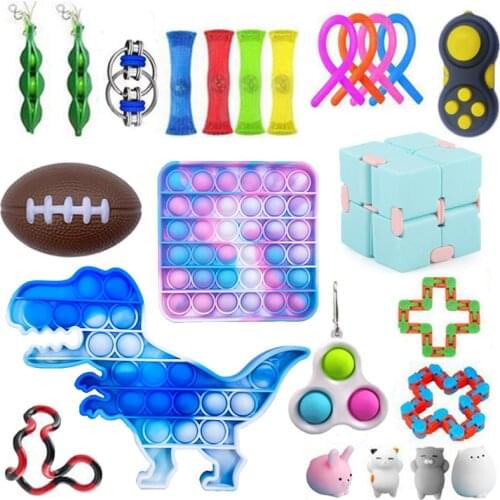 Fidget Toys Set AntiStress it Box Strings Marble Relief Gift Free Shipping Antis-tress Relief Figet Toy Pack
