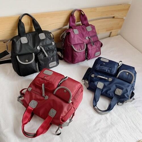 New ladies one-shoulder nylon oxford cloth handbags portable messenger bag travel large capacity mother bag