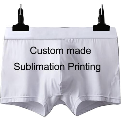 Wholesale Link With Express Shipment Custom Made Subliminal Printing Men’ s Underwear
