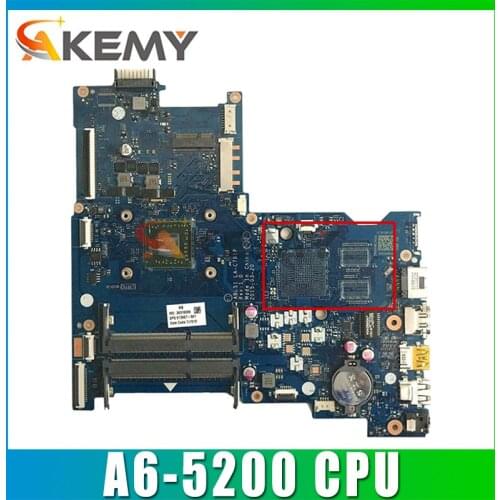 Original For HP 15-AF 15-AF131DX Laptop Motherboard 827705-501 827705-001 ABL51 LA-C781P W/A6-5200 CPU 100% Tested Fast Ship