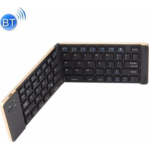 F66 Foldable Wireless 66 Keys Keyboard, Support Android / Windows / iSO