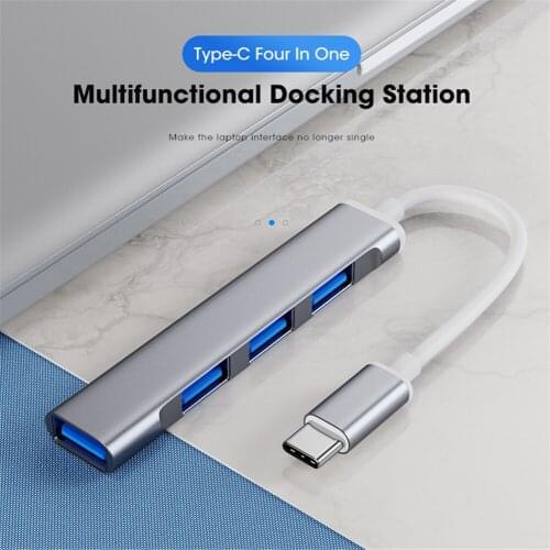 USB C HUB 3.0 Type C 3.1 4 Port Multi Splitter Adapter OTG For Lenovo Xiaomi Macbook Pro 13 15 Air Pro PC Computer Accessories