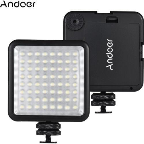 Andoer Mini Portable LED 64 USB Camera LED Panel Light Camcorder Video Lighting for Canon Nikon Sony A7 Neewer Godox