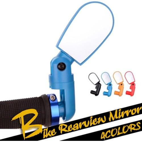 Bike Rearview Mirror Bicycle Accessories Cycling Road Mountain Bike Handlebar Wide Angle Rear Rotate View Mirrors for Bicycles