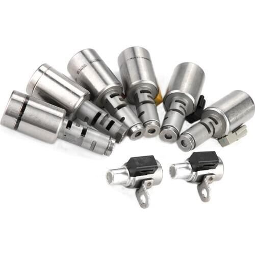 09G TF60SN 8pcs Car Transmission Solenoid Kit for SKODA SUPERB 2009-2011 for MINI L4 2005-2011 for SAAB 9-3 L4 2009-2011