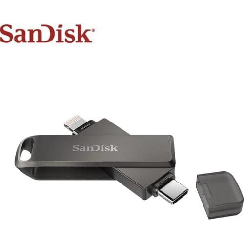 100% Original USB 3.1 SanDisk IX70 USB Flash Drive 256GB High Speed Lightning USB Mini U Stick 128GB 64GB Memory Pendrive