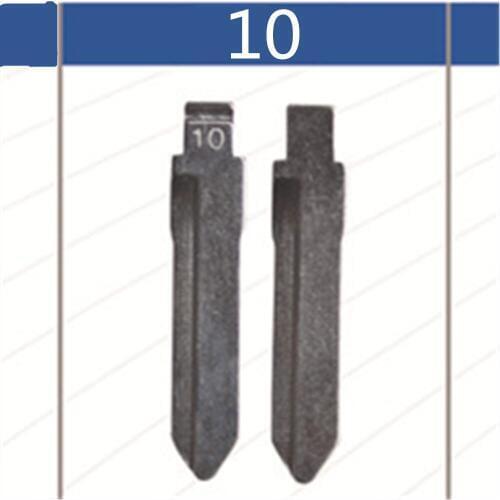 2 Pcs Uncut Replacement Car key blade for SUZUKI ALTO HAFEI ZHONGYI Key No.10 Car Key Blade
