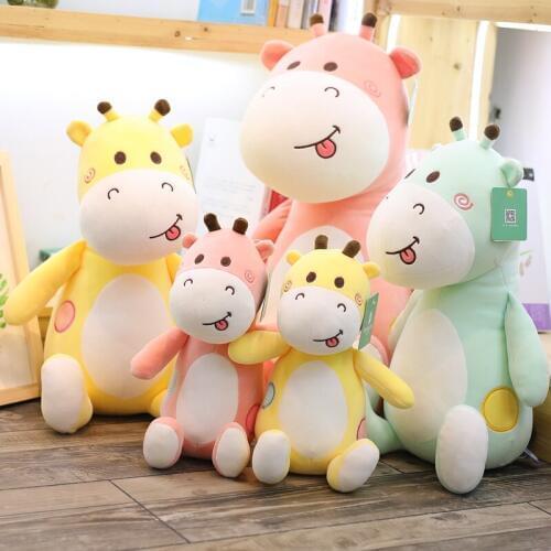 2018 Feather cotton soft deer deer figurine Plush Doll& Lovely Playful StuffedToy Birthday Gift for children