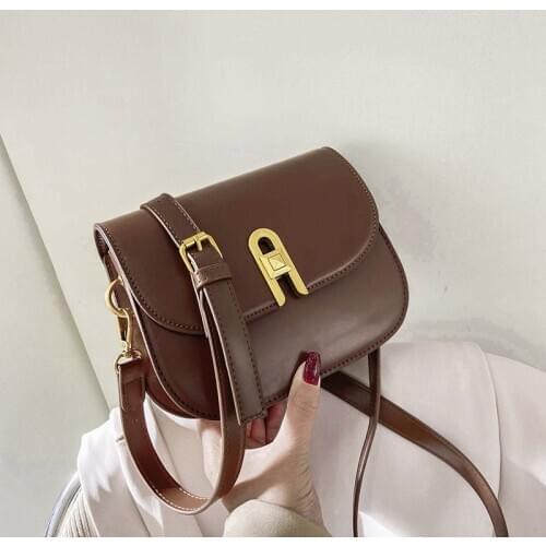 2021 Crossbody Bags for Women Leather Messenger Bags for Girls Sac A Main Solid Advanced Shoulder Bag Female Handbag Fashion New