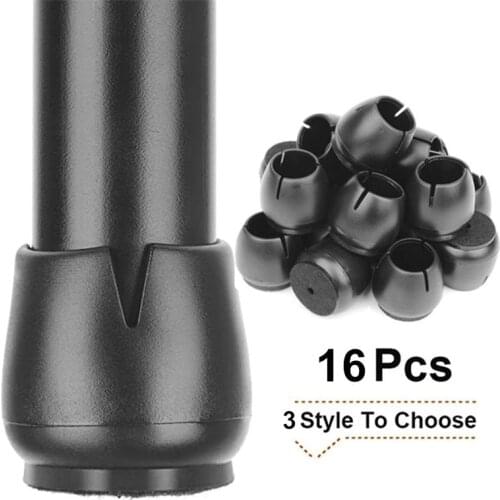 3 Size Silicone Table Chair Leg Caps Non-slip Table Chair Leg Mat Foot Protection Bottom Cover Pads Wood Floor Protectors