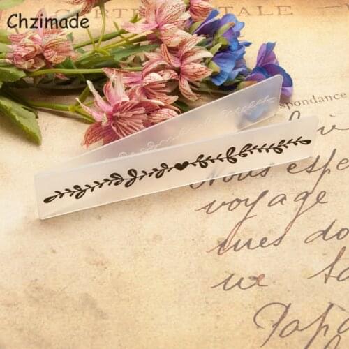 Chzimade New Plastic Flower Embossing Folders Scrapbooking For Card Making Scrapbooking Embosser Stencil Decoration