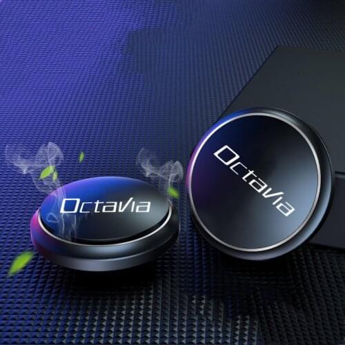 UFO Shape Scent Decor Car Air Freshener Instrument Seat Aromatherapy Flavor For Skoda OCTAVIA 2 3 A7 VRS MK2 MK3 a5 RS 2013-2020