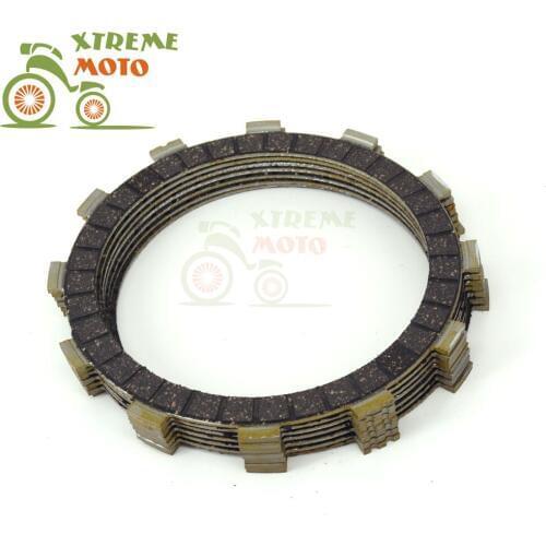 Motorcycle Clutch Disc Friction Plates Set 7pcs for YAMAHA WR250Z 1991-1993 YZ250 1988-1992 YZ250WR FZ-07 MT-07 FZ8