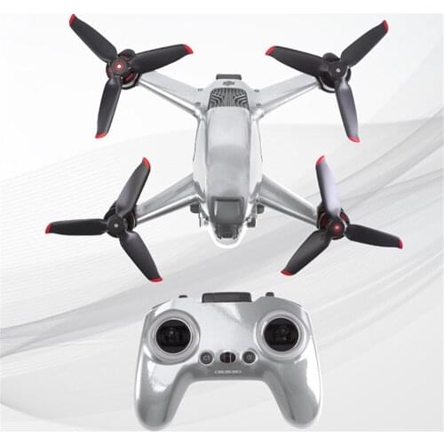 For DJI FPV Drone Body Fluorescent PVC Sticker Skin Protective Film Remote Control Protector