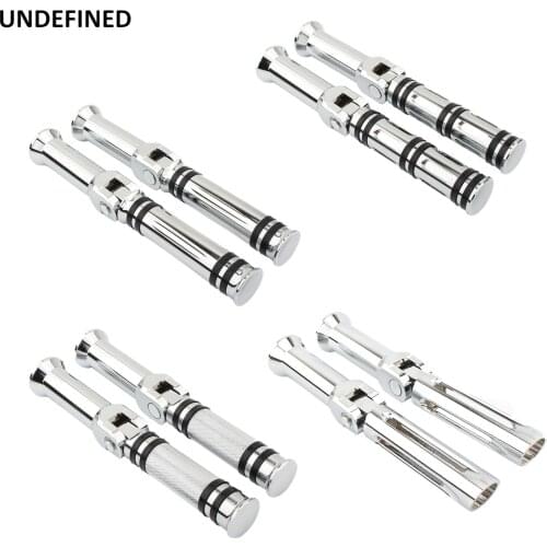 For Harley Softail 2018-2020 Passenger Footpegs Chrome Footrests w/Clamp Mount Support Braket Foot Pegs Street Bob Breakout FXLR