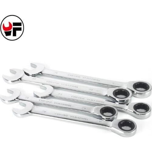 20-24mm Ratchet Spanner Combination Wrench Skate Gear Ring Wrench Ratchet Stubby Ratchet Wrench Ratcheting Spanner