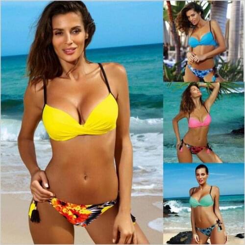 Bikini Swimwear Women Swimsuit 2021 pinkycolor Bikini Set Push Up Bathing Suit Female Summer Beach Wear Biquini