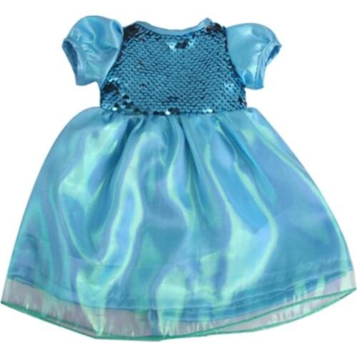 Miniature Short Sleeve Pleated Skirt Set for 18inch American Doll