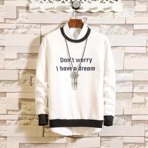 New Hot Sale Autumn Winter Men Fashion O-Neck Warm Hoodies Mens Long Sleeve Hip Hop Student Baseball Sweatshirts Multiple Style