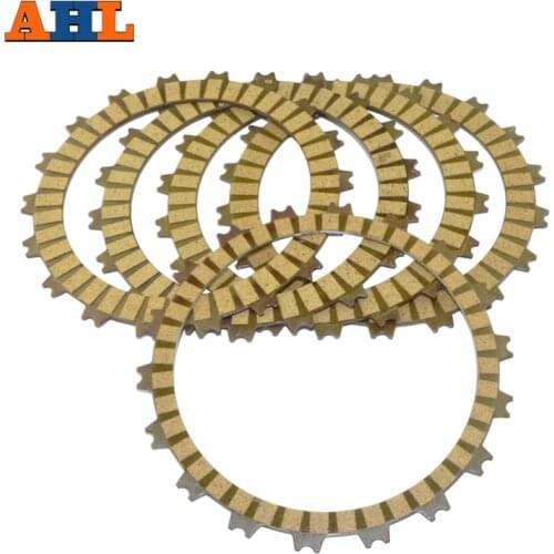 5PCS Motorcycle Clutch Friction Plates Kit Set For Honda CRF250L 2013-2014 CBR250R MC41 2011-2013 Paper-based Clutch Disc