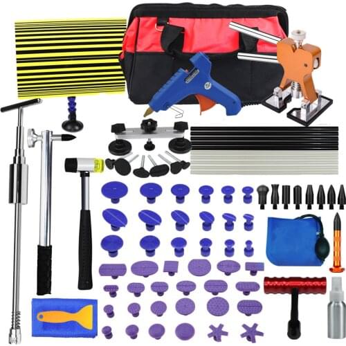 OUTILS KIT BRICOLAGE SUPPRIMER DENT DENT SANS PEINTURE OUTIL DE RÉPARATION DE DENT DE VOITURE DÉCAPANT INVERSE MARTEAU REDRE