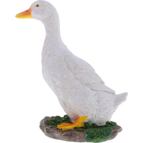 1 Pcs Duck Statue Outside Decorations for Garden Courtyard